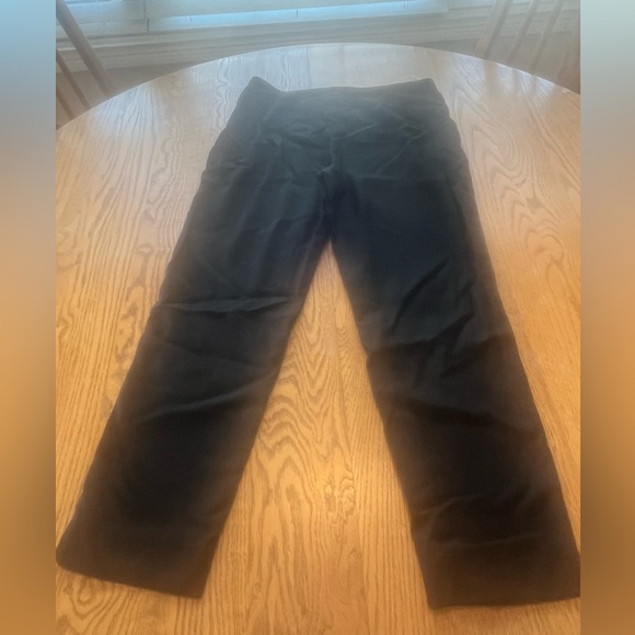 J. McLaughlin Black Rayon Blend Side Zip Crop Pants Size 8 Amelia Cloth (?) VGUC - Picture 2 of 10